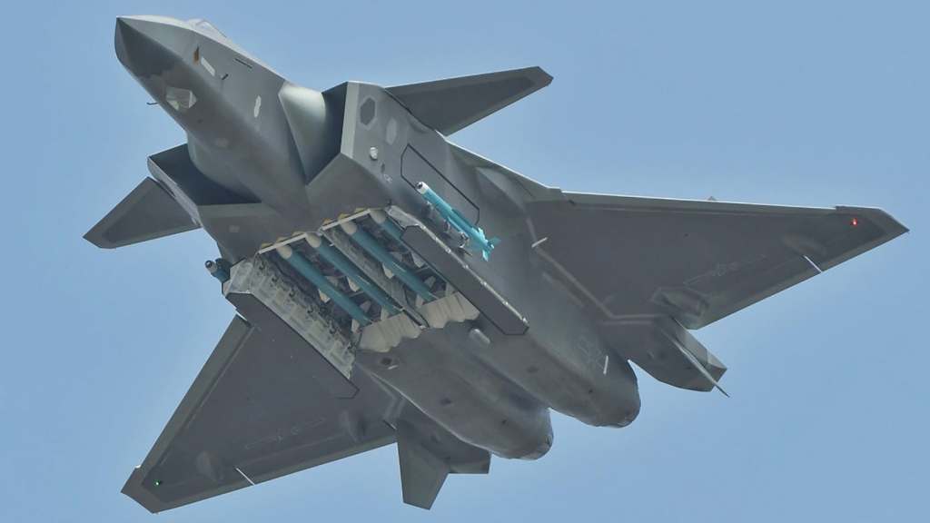 Description: China's J-20 Stealth Fighter Stuns By Brandishing Full Load Of ...